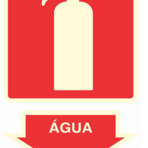 Placa-Extintor de água