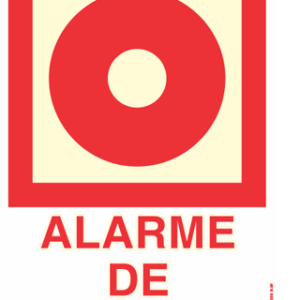 Placa-Alarme de incêndio