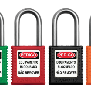 Cadeado Plástico - Haste Metálica