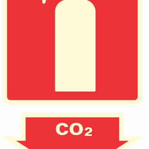 Placa-Extintor de CO2