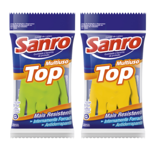 Luva Látex Sanro Top