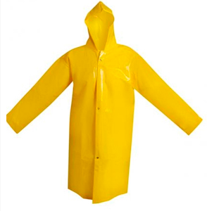 Capa de chuva em PVC