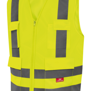 Colete Refletivo 4 Bolsos Verde Steelflex