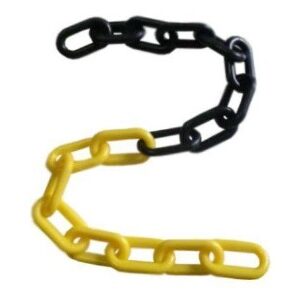 Corrente plástica para sinalização