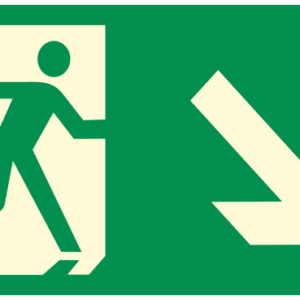 Seta para direita e para baixo