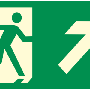 Seta para direita e para cima