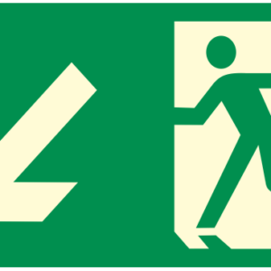 Seta para esquerda e para baixo