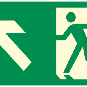 Seta para esquerda e para cima