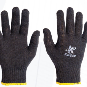 Luva tricotada preta